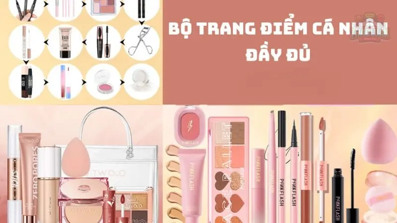 10 bộ trang điểm cá nhân đầy đủ, dễ dùng cho người mới bắt đầu
