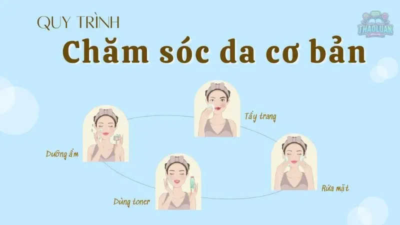 7 bước chăm sóc da cơ bản siêu đơn giản cho người mới bắt đầu