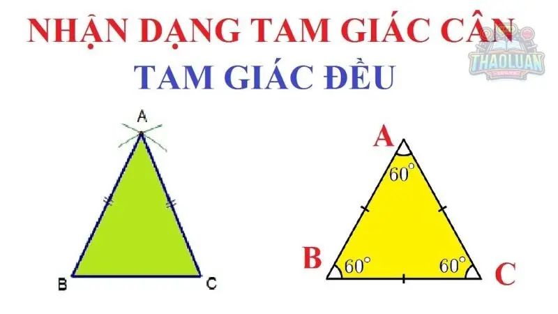 Định nghĩa tam giác cân là gì? Tính chất của tam giác cân 