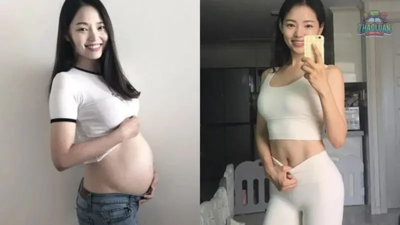 Vấn đề cân nặng mẹ bỉm sau sinh 1