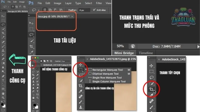 Giao diện Photoshop