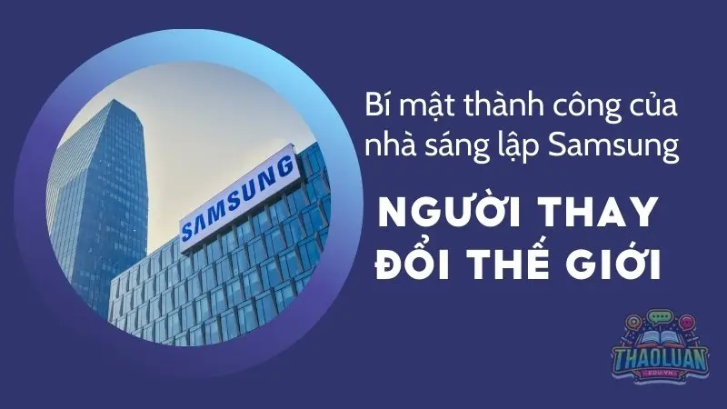 Bí mật thành công của nhà sáng lập Samsung - Người đã thay đổi thế giới