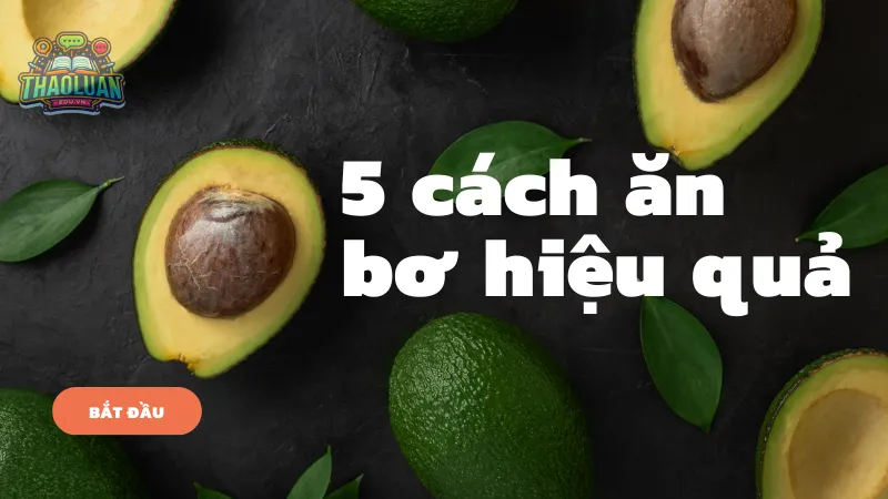 5 cách ăn bơ giảm cân giúp bạn thon gọn