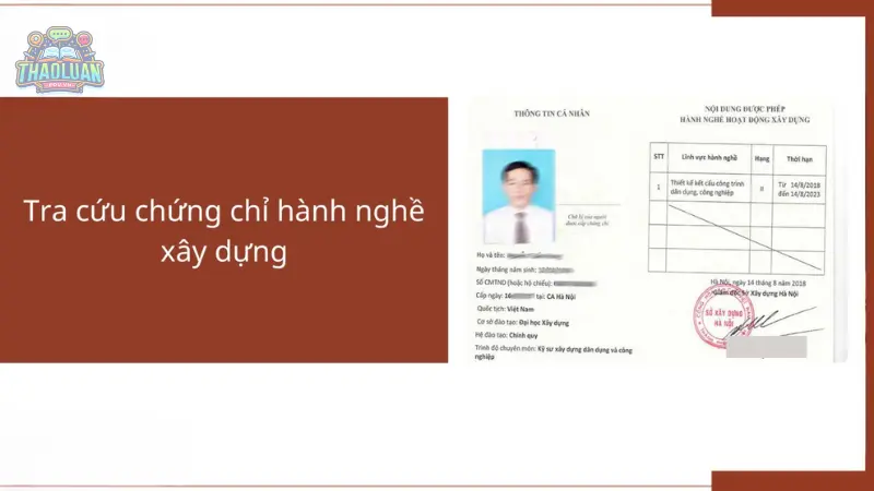 Cách tra cứu chứng chỉ hành nghề xây dựng chính xác nhất 