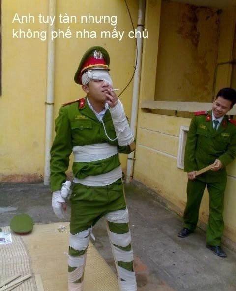 Meme đã báo công an sẽ khiến bạn cảm thấy thú vị và hài hước