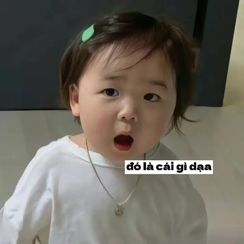 Meme em bé cute luôn thu hút sự chú ý với sự đáng yêu