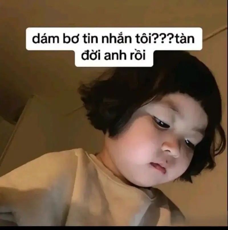 Meme em bé buồn tạo nên sự gần gũi và thân thuộc