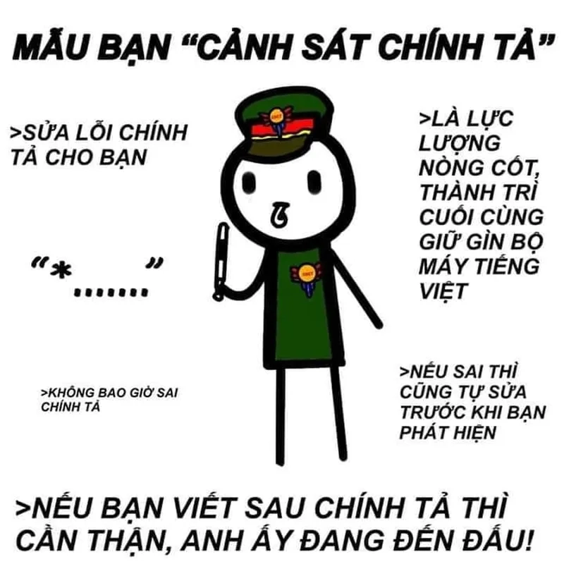 Chú công an meme mang đến sự dễ thương và vui nhộn