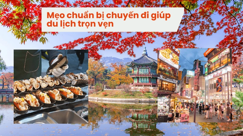 Thưởng thức ẩm thực đường phố tại chợ myeongdong sầm uất