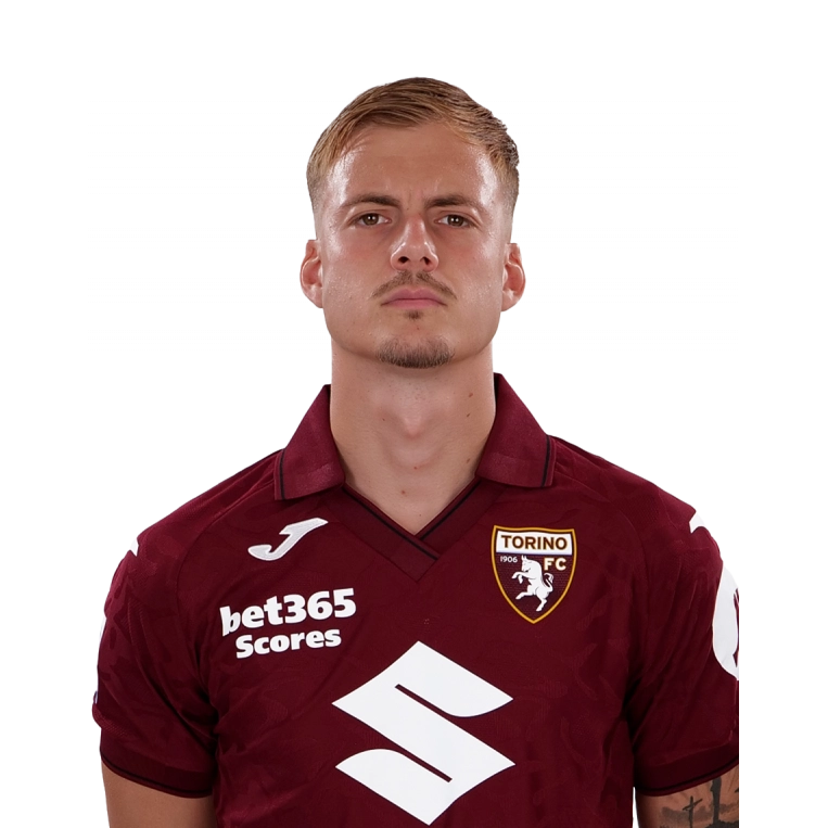 Hình ảnh cầu thủ Ivan Ilic thi đấu trên sân