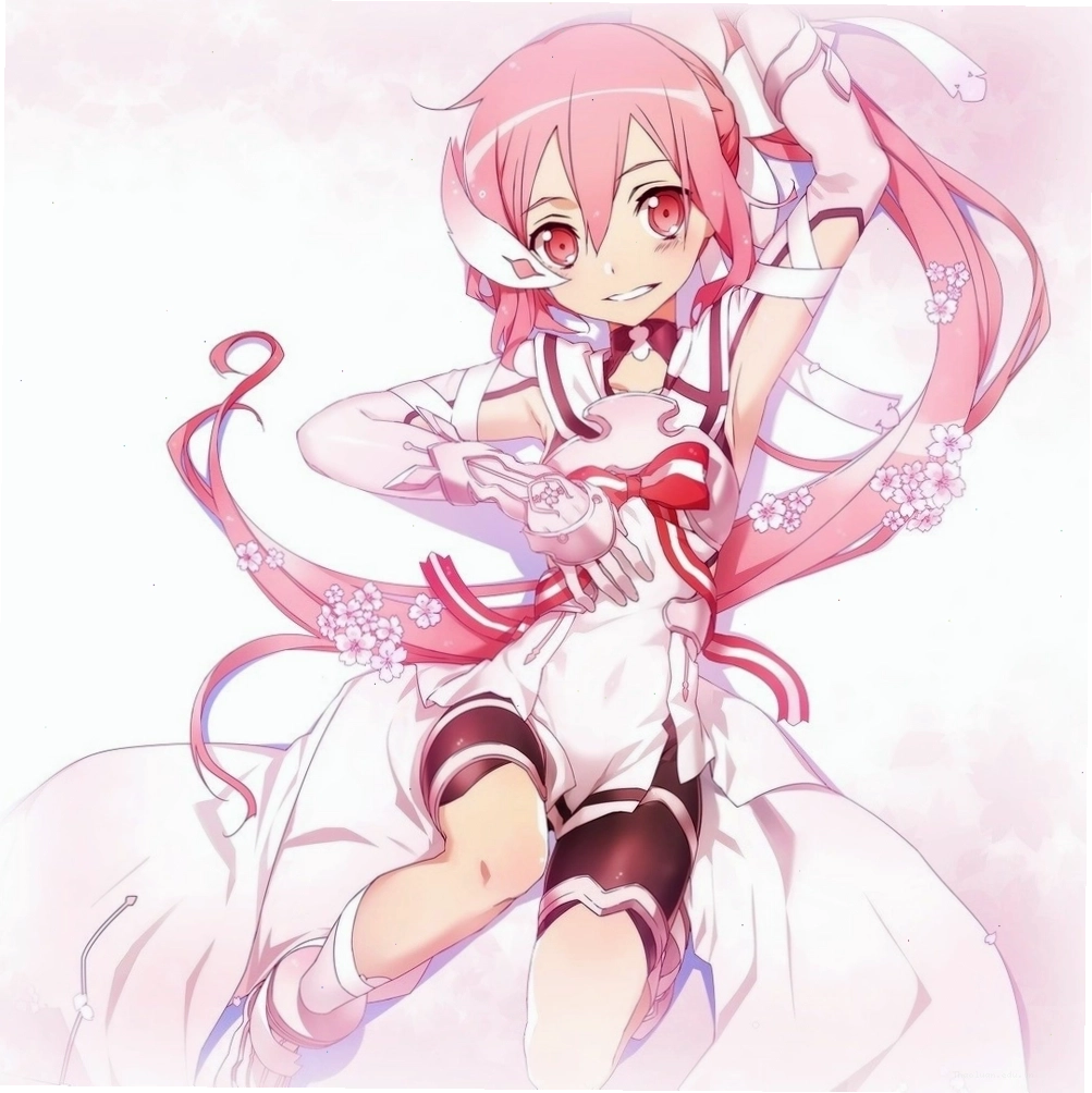 Ảnh anime cute màu hồng ngọt ngào