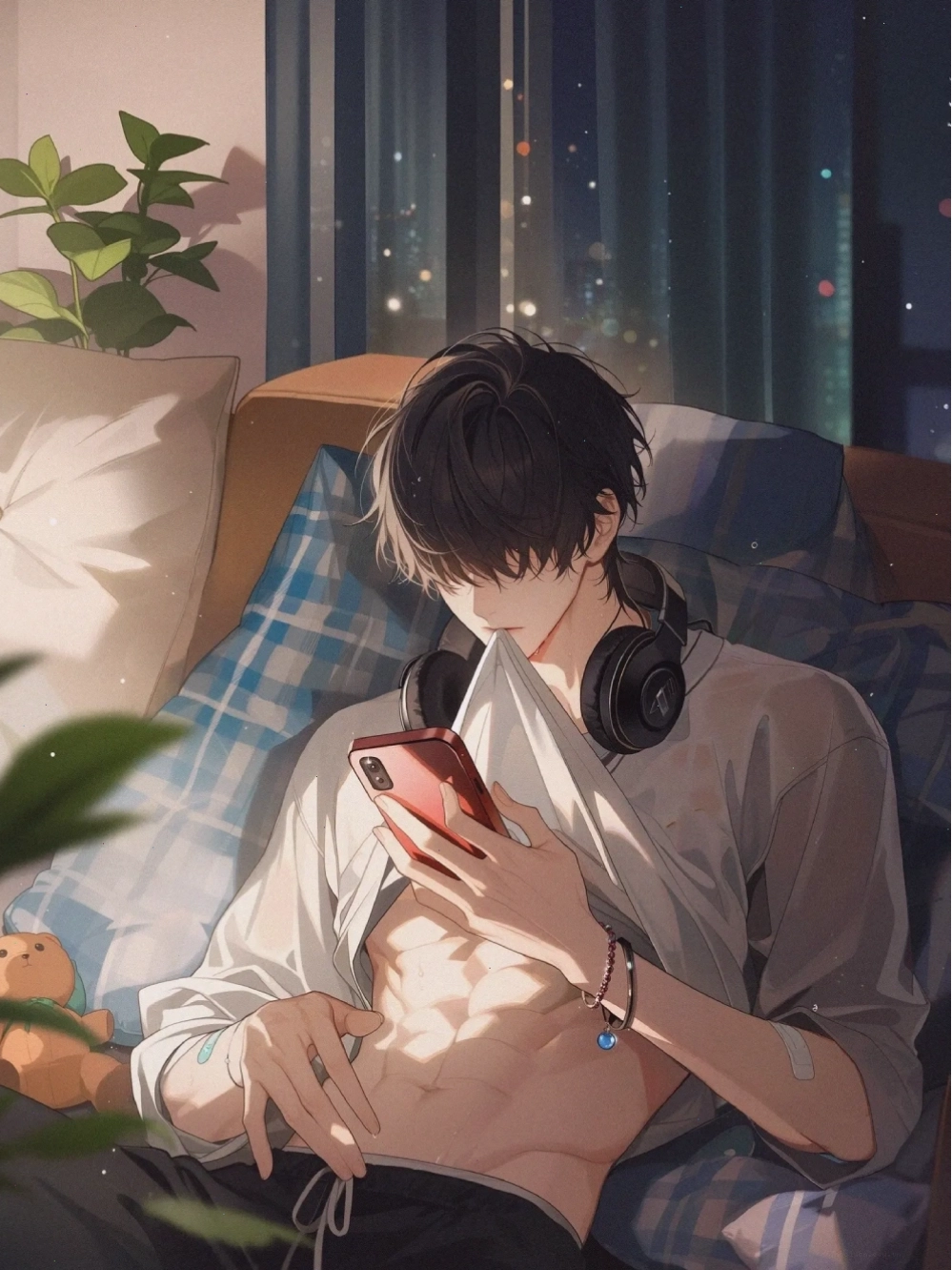 Ảnh anime trai 6 múi đẹp trai và mạnh mẽ