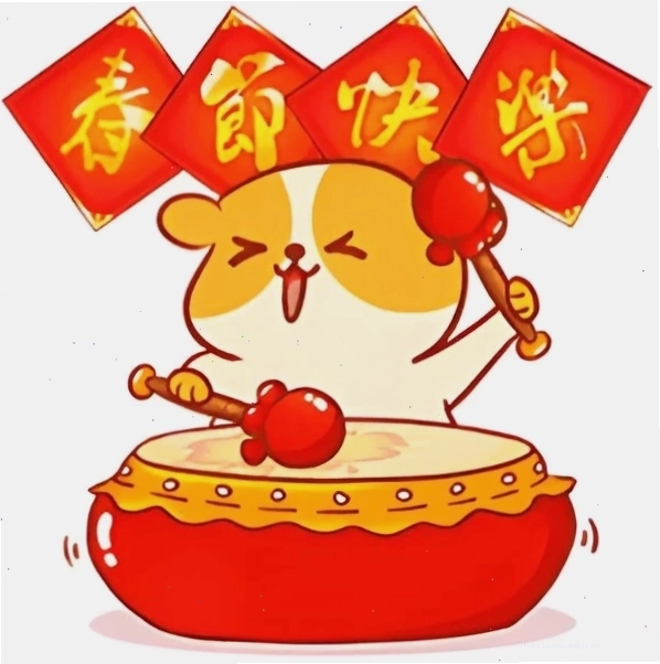 Ảnh chế mèo tết theo phong cách Trung Quốc