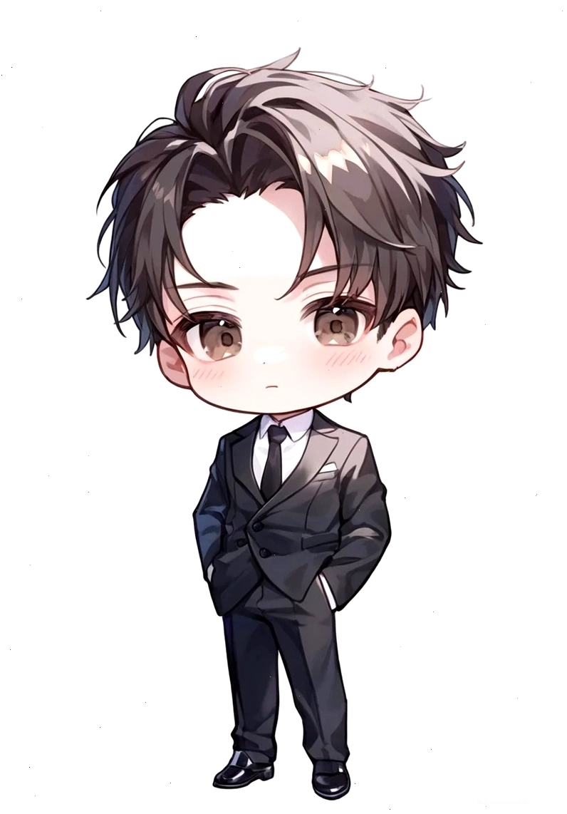 Ảnh chibi bé trai cưỡi xe đạp