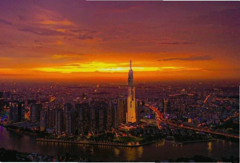 Ảnh chill hoàng hôn trên sa mạc