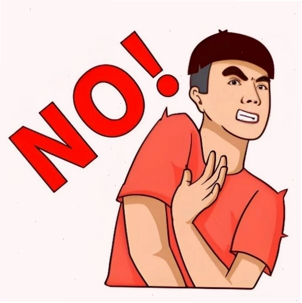 Ảnh meme về việc từ chối