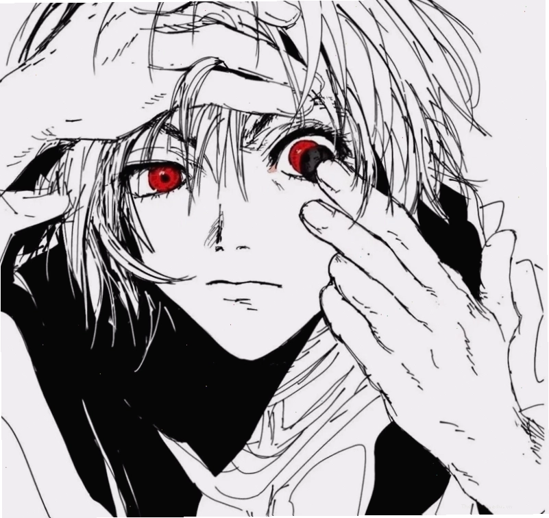 Ảnh trai anime ngầu lòi với ánh mắt hút hồn