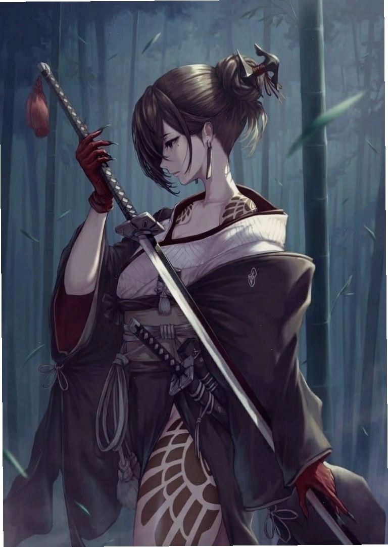 Anime cô gái sát thủ lạnh lùng với ánh mắt đầy toan tính