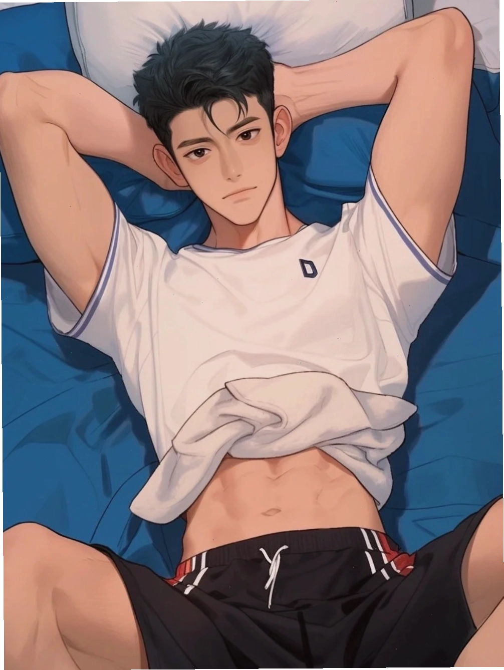 Anime đẹp trai 6 múi
