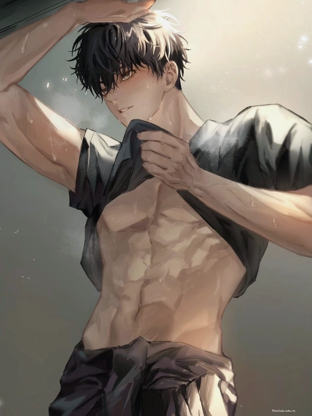 Anime nam sáu múi phong cách cơ bắp