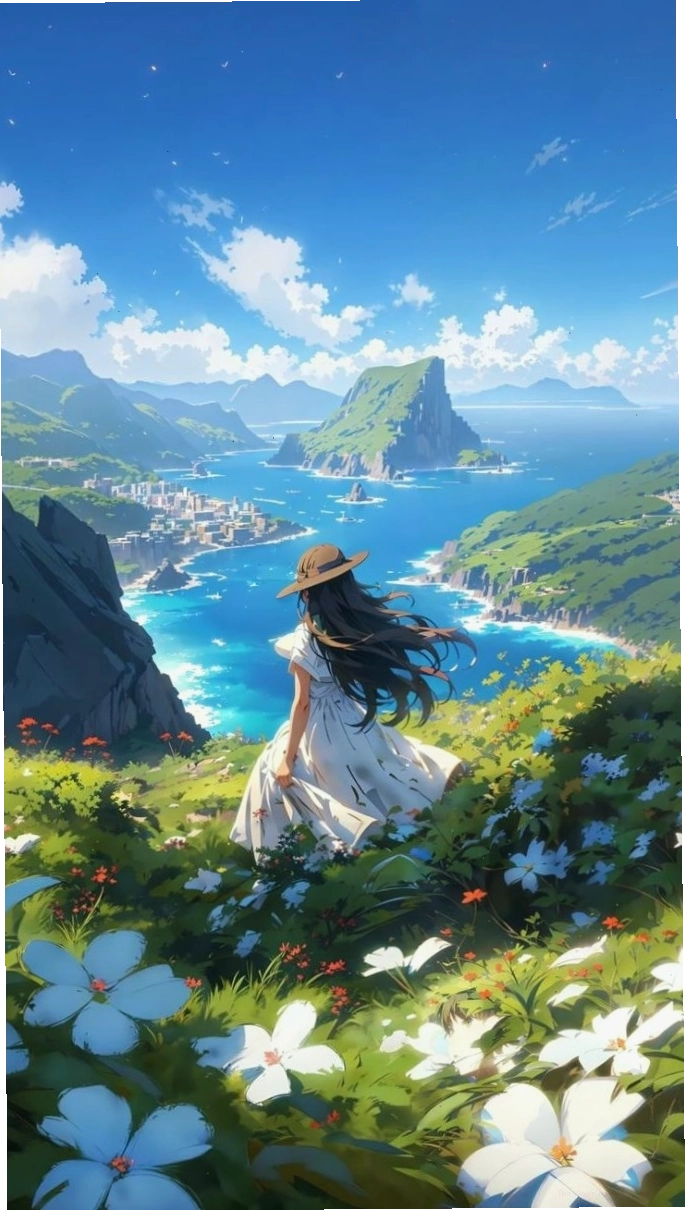 Anime với bối cảnh thiên nhiên tươi đẹp