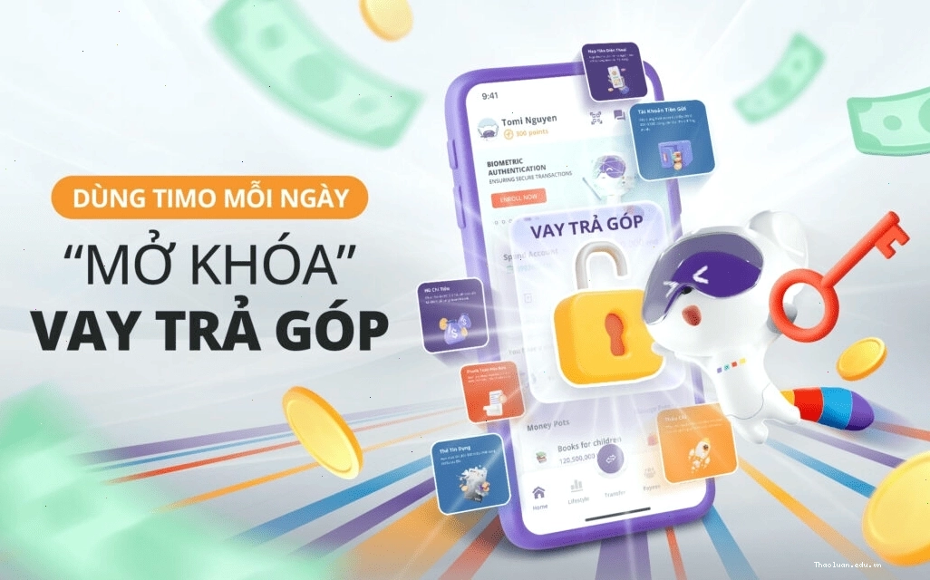 App vay tiền nhanh Timo
