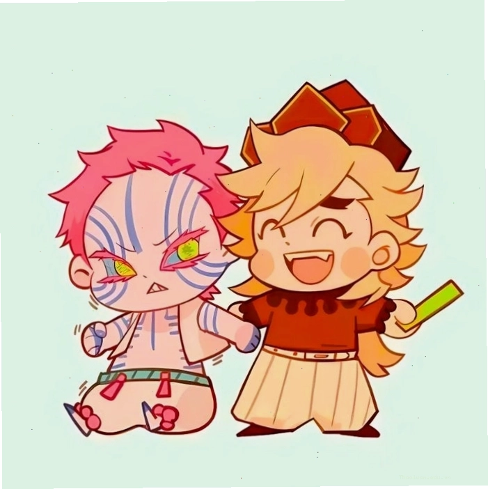 Avatar ác quỷ nam anime chibi với biểu cảm ngạo nghễ