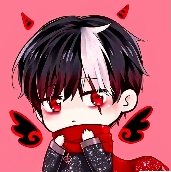 Avatar ác quỷ nữ anime xinh đẹp với đôi mắt tím hút hồn