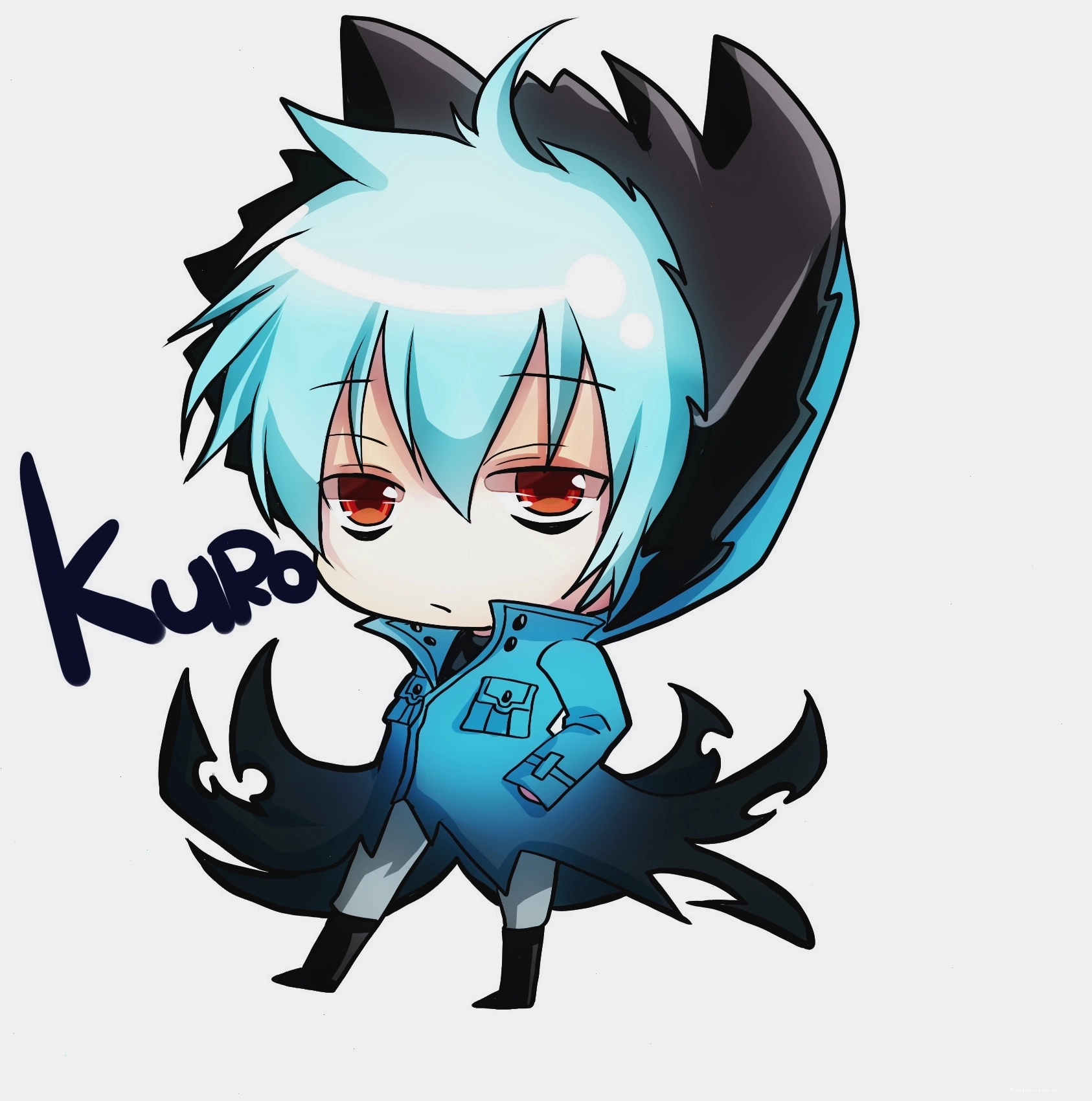 Avatar anime nam chibi buồn thể hiện sự ngây thơ và tổn thương