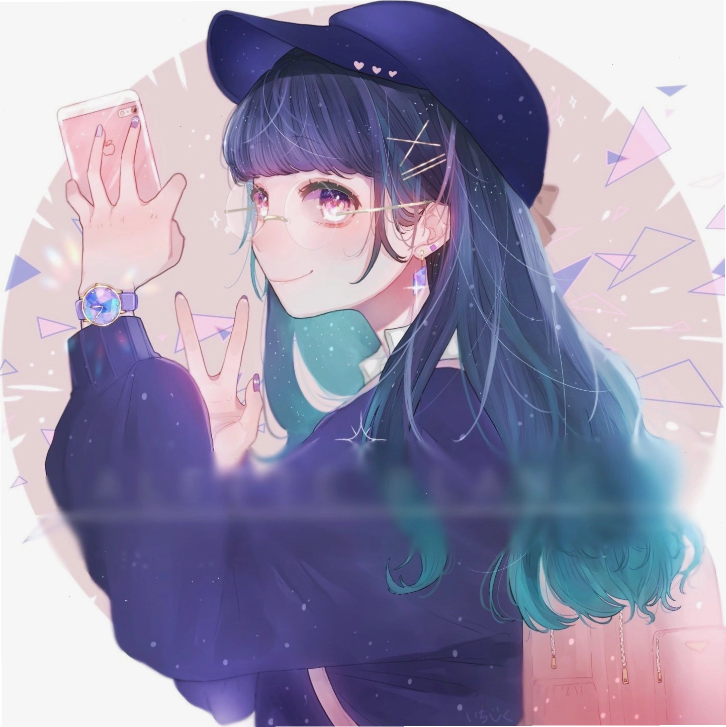 Avatar anime nữ chibi