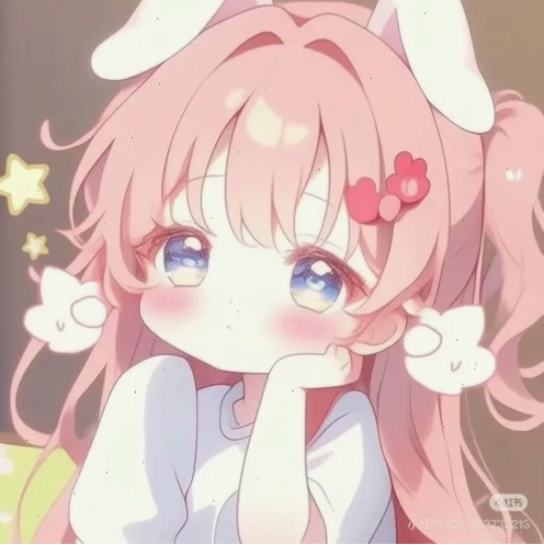 Avatar anime nữ cute tông màu pastel nhẹ nhàng