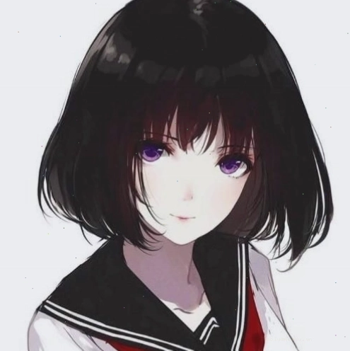Avatar anime nữ đeo kính, toát lên vẻ trí thức