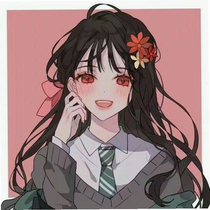 Avatar anime nữ tóc ngắn cá tính