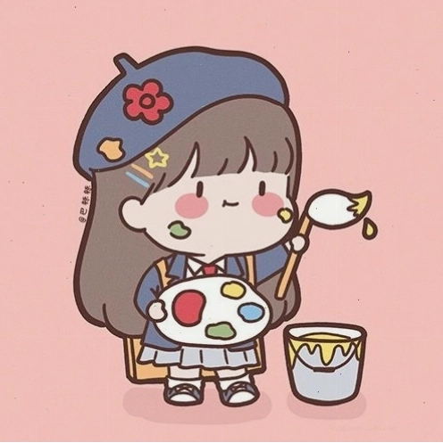 Avatar chibi dễ thương với trang phục nhiều màu sắc