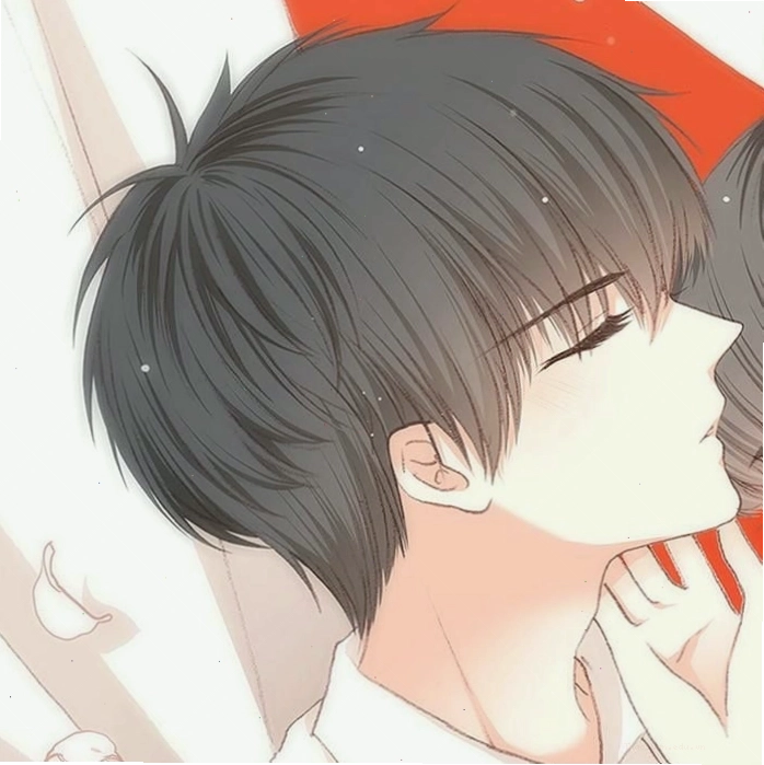 Avatar đôi nam nữ anime lãng mạn với phong cách vẽ dễ thương