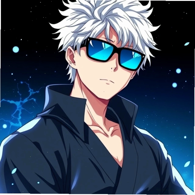 Avatar Gojo Satoru cười nhẹ đầy cuốn hút