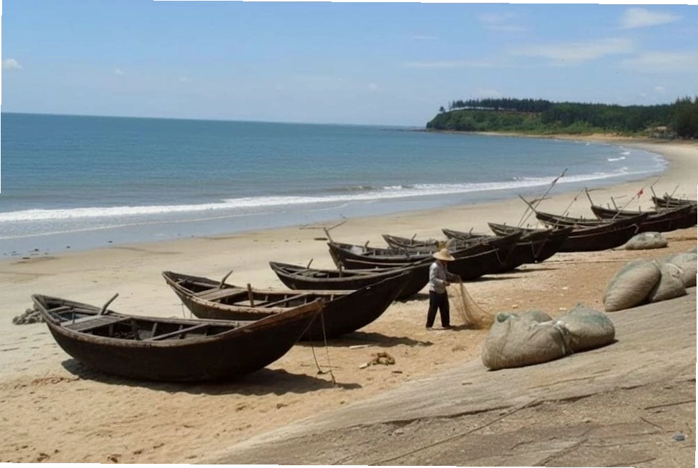 Bãi biển Quất Lâm Nam Định là điểm đến thú vị không thể bỏ qua
