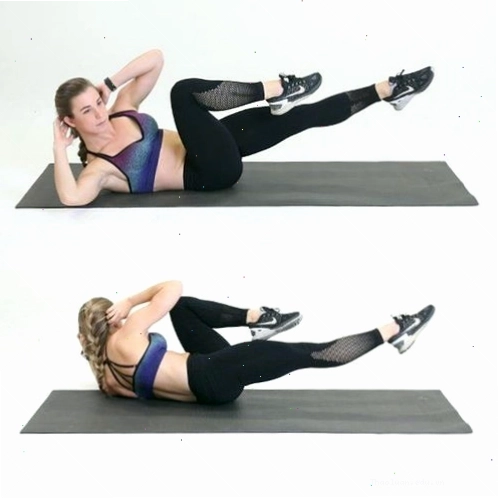 Bài tập Bicycle Crunch cho cơ bụng nữ