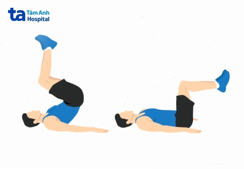 Bài tập gập bụng ngược tác động vào cơ bụng dưới