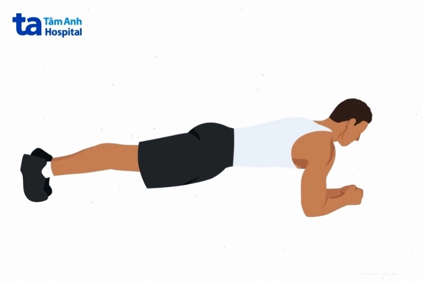 Bài tập plank cơ bản giúp tăng cường sức mạnh cơ bụng