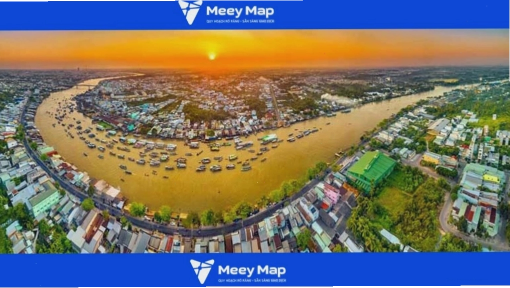 Bản đồ quy hoạch Cần Thơ thể hiện các khu vực chức năng