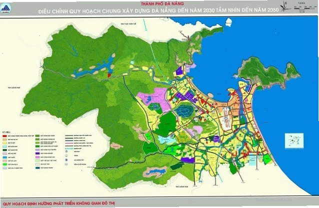 Bản đồ quy hoạch Đà Nẵng đến năm 2030 tầm nhìn 2050