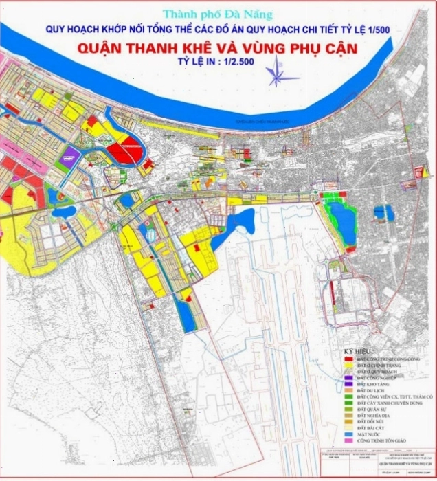 Bản đồ quy hoạch quận Thanh Khê