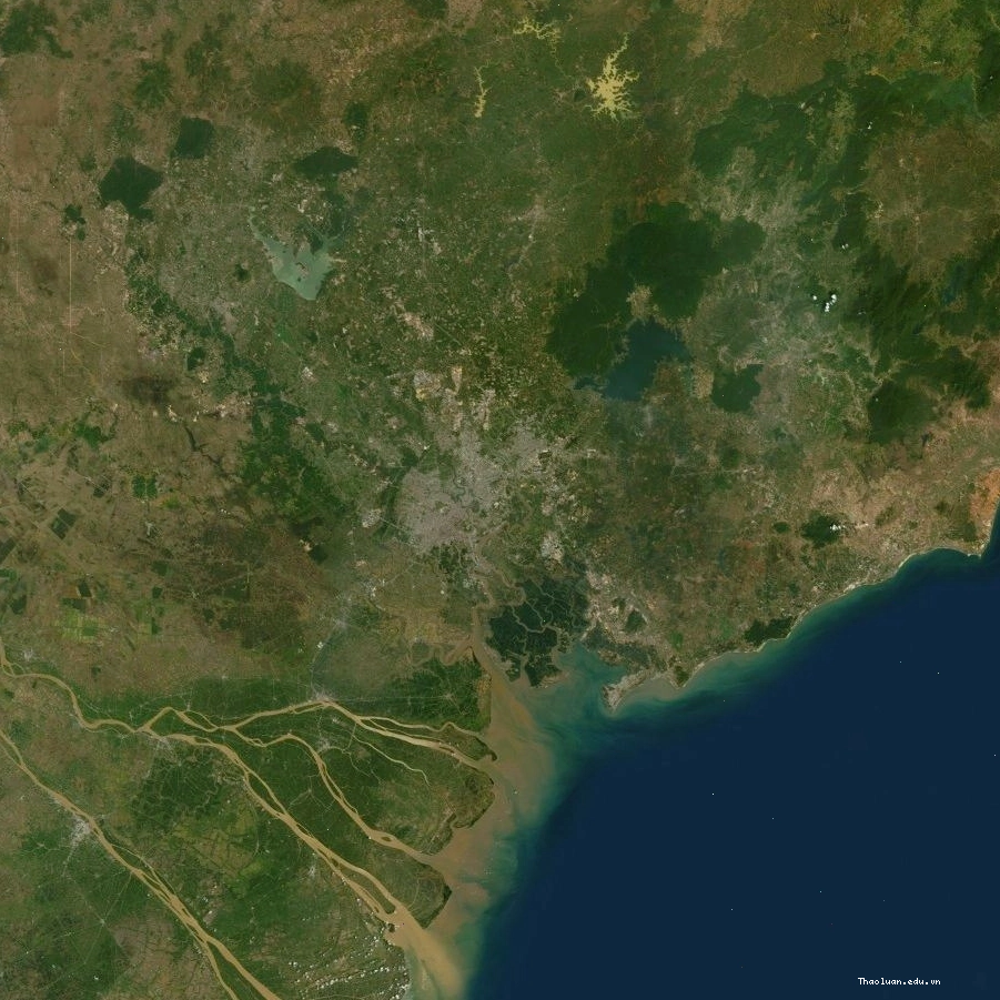 Bản đồ vệ tinh TP.HCM