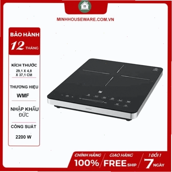 Bếp điện từ đơn WMF KULT X MONO 2200W tiện lợi