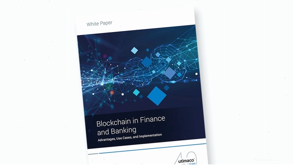 Bìa whitepaper về ứng dụng blockchain trong ngành tài chính ngân hàng