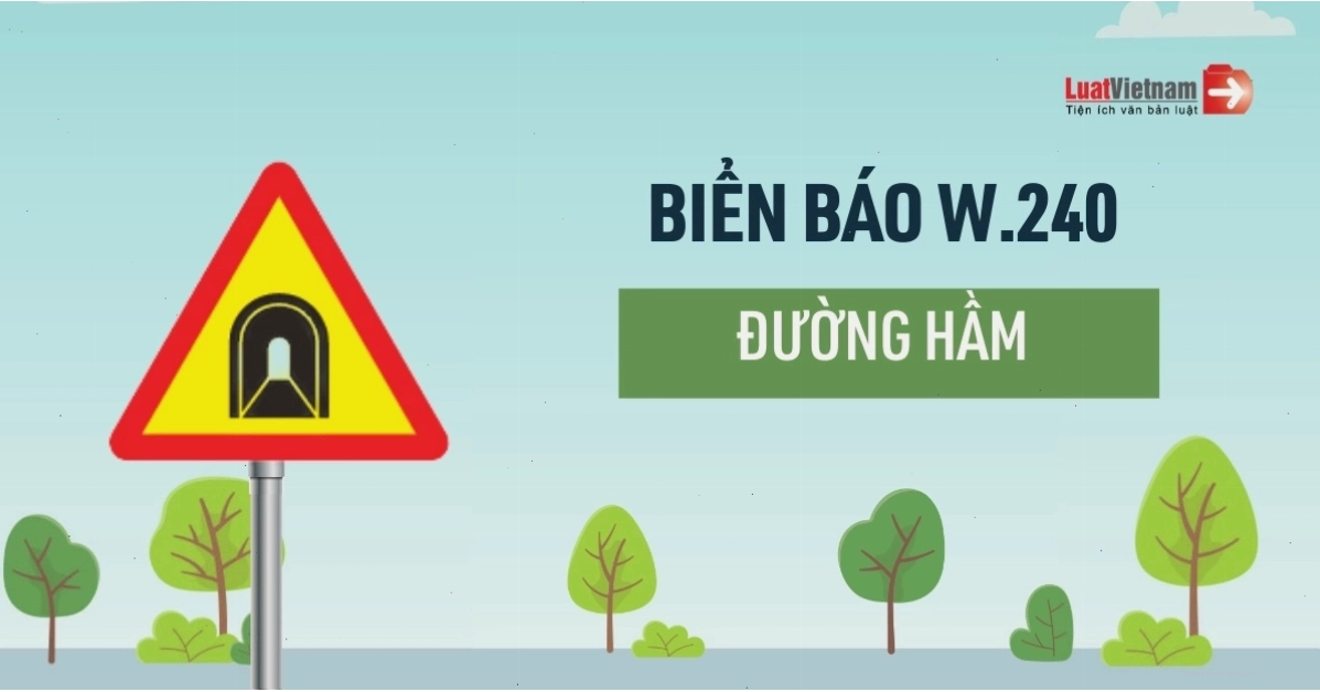 Biển báo đường hầm cảnh báo giới hạn chiều cao