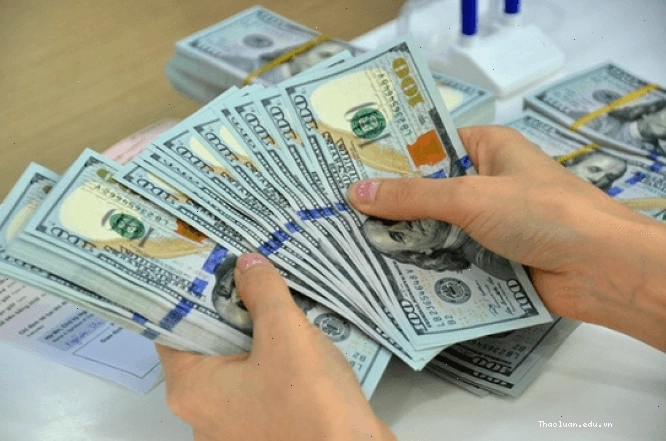 Biểu đồ tỷ giá USD Vietcombank thể hiện sự biến động theo ngày