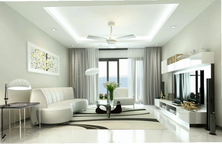 Bố trí không gian nội thất gọn gàng và sạch sẽ