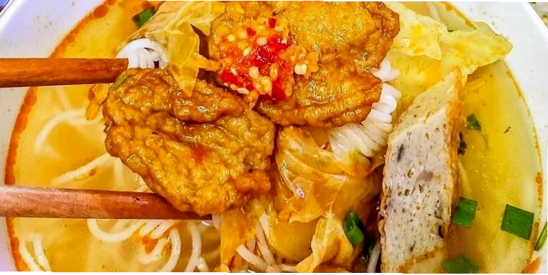 Bún chả cá Đà Nẵng hấp dẫn